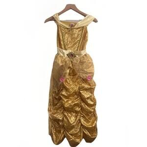 Disney Princess Dress Belle Disney Brand Yellow And Pink Girls
